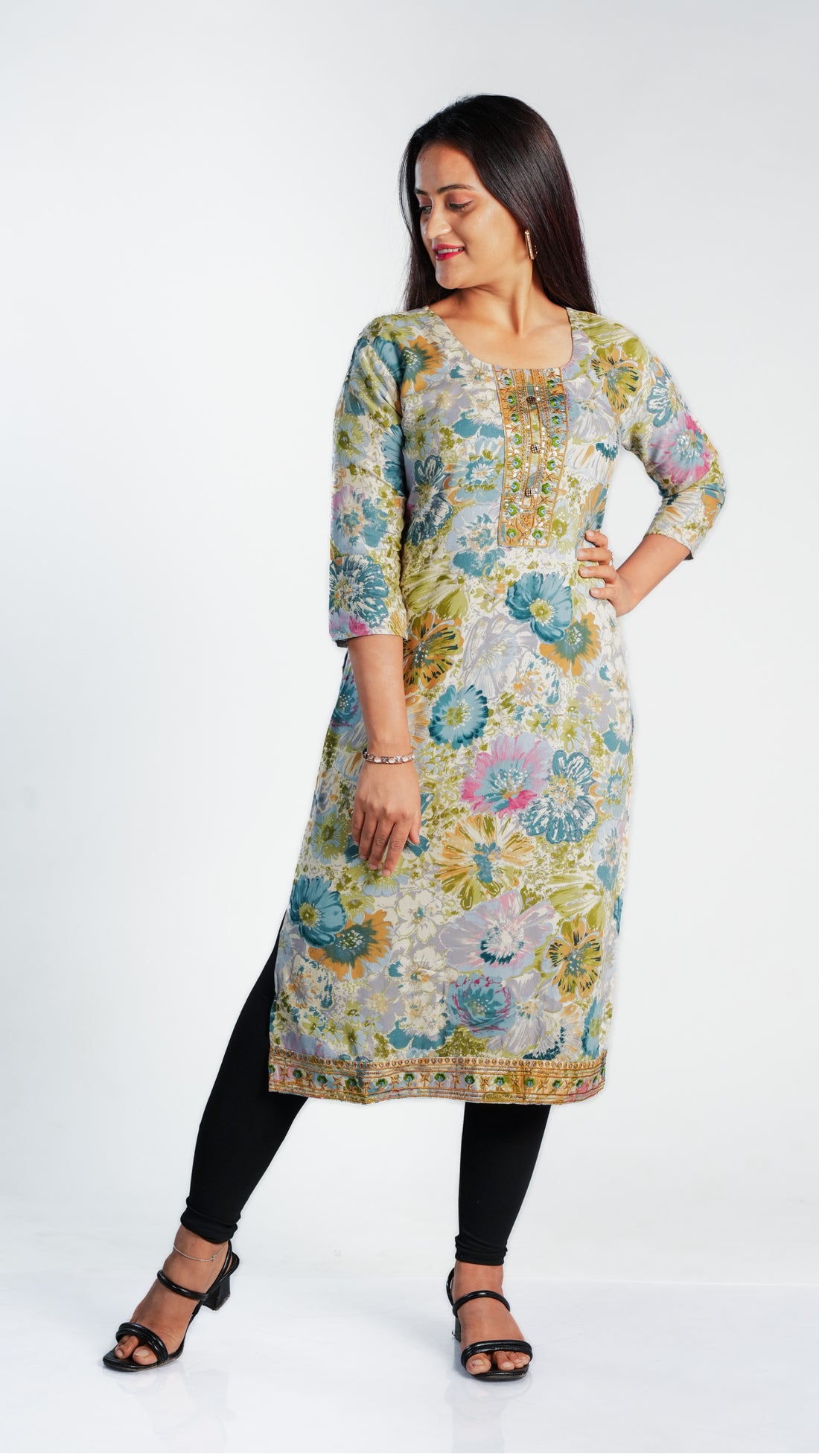 Pastel Bloom Kurta