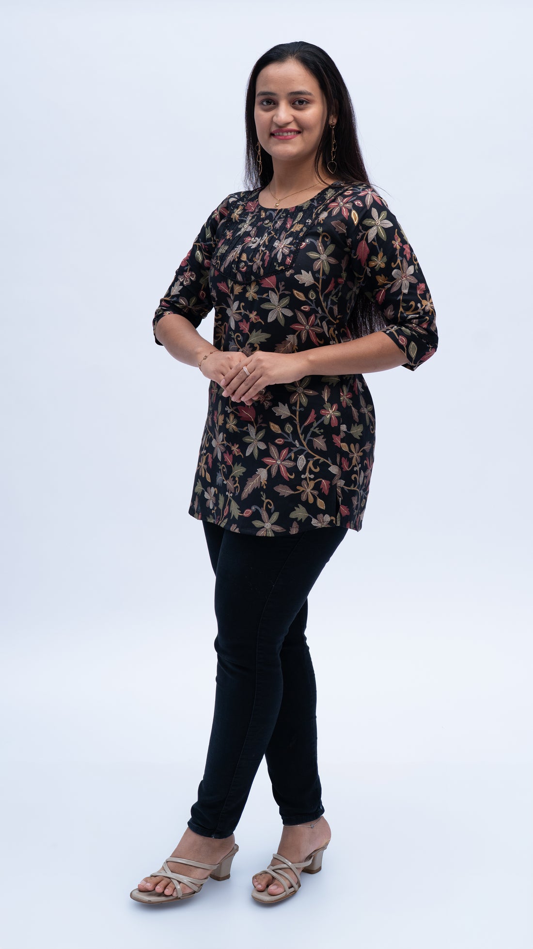 Rayon Print Short Kurti