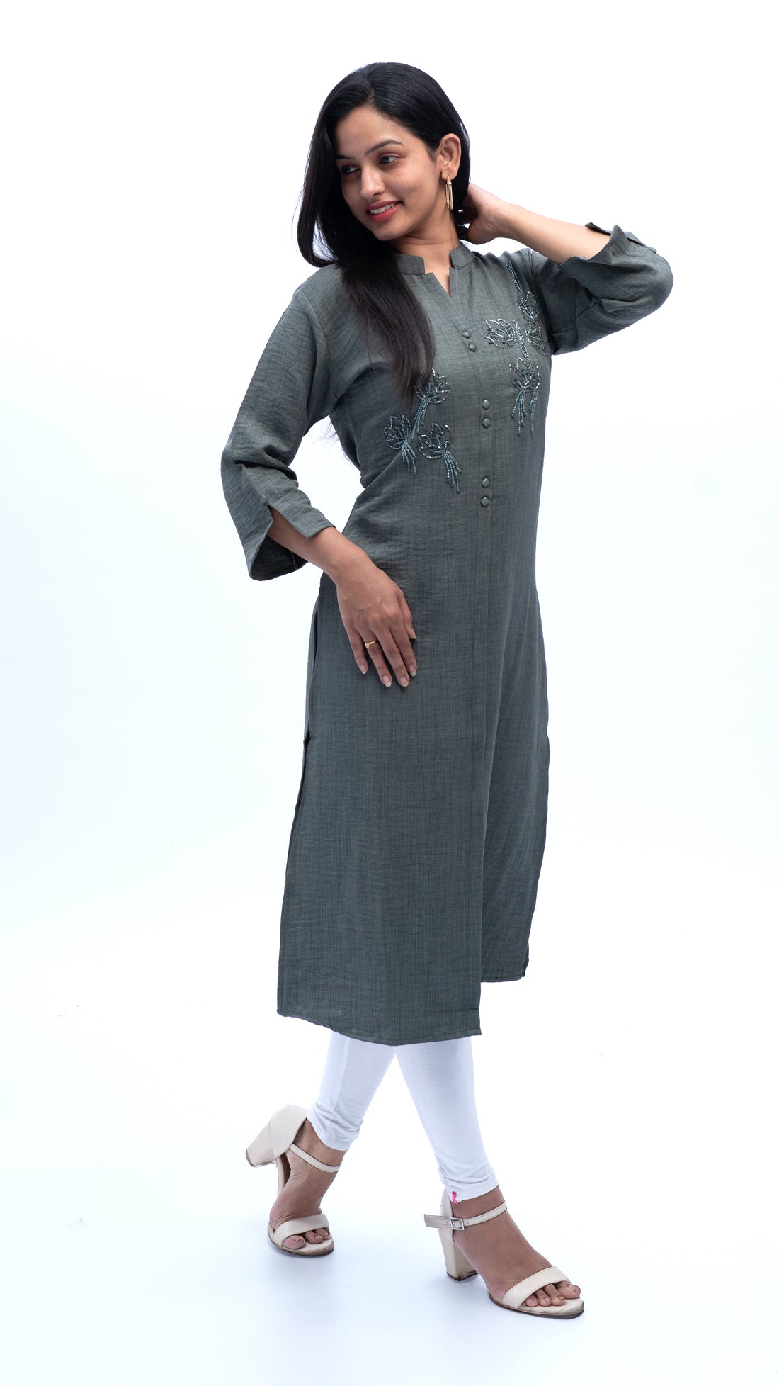 Smokey Bloom Kurti