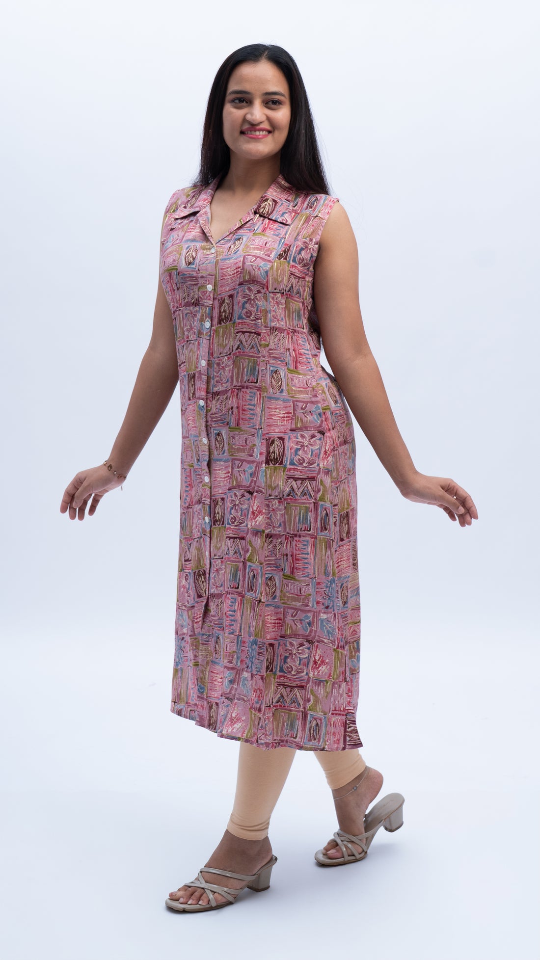 Abstract Print Kurti