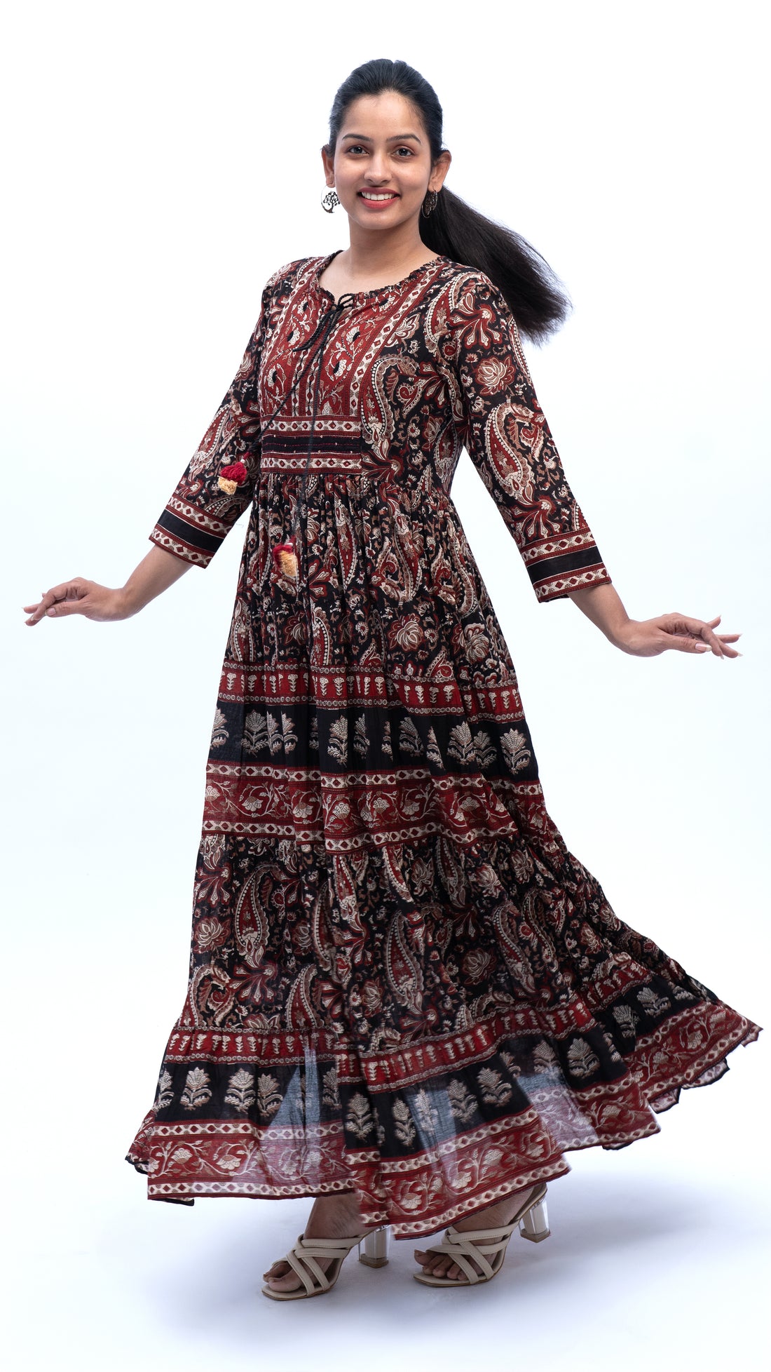 Ajrakh Elegance Maxi