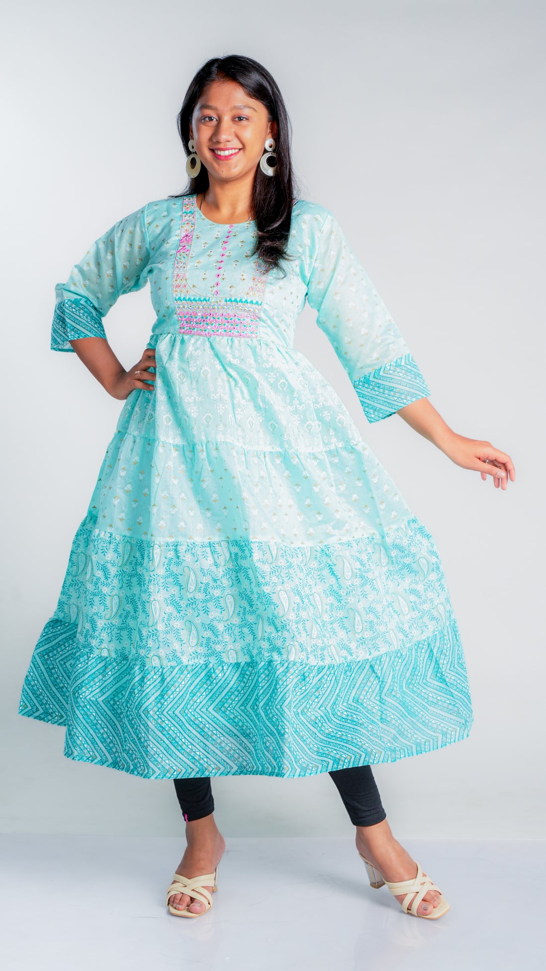 Block Print Frok
