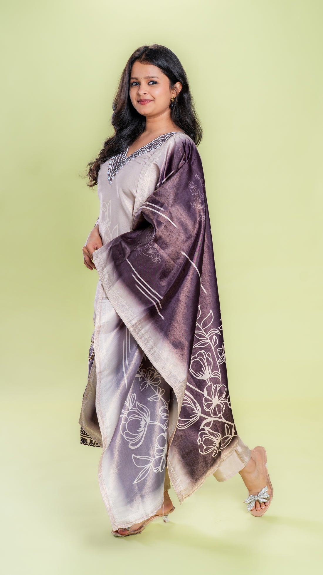 Elegant Silk Suit Set