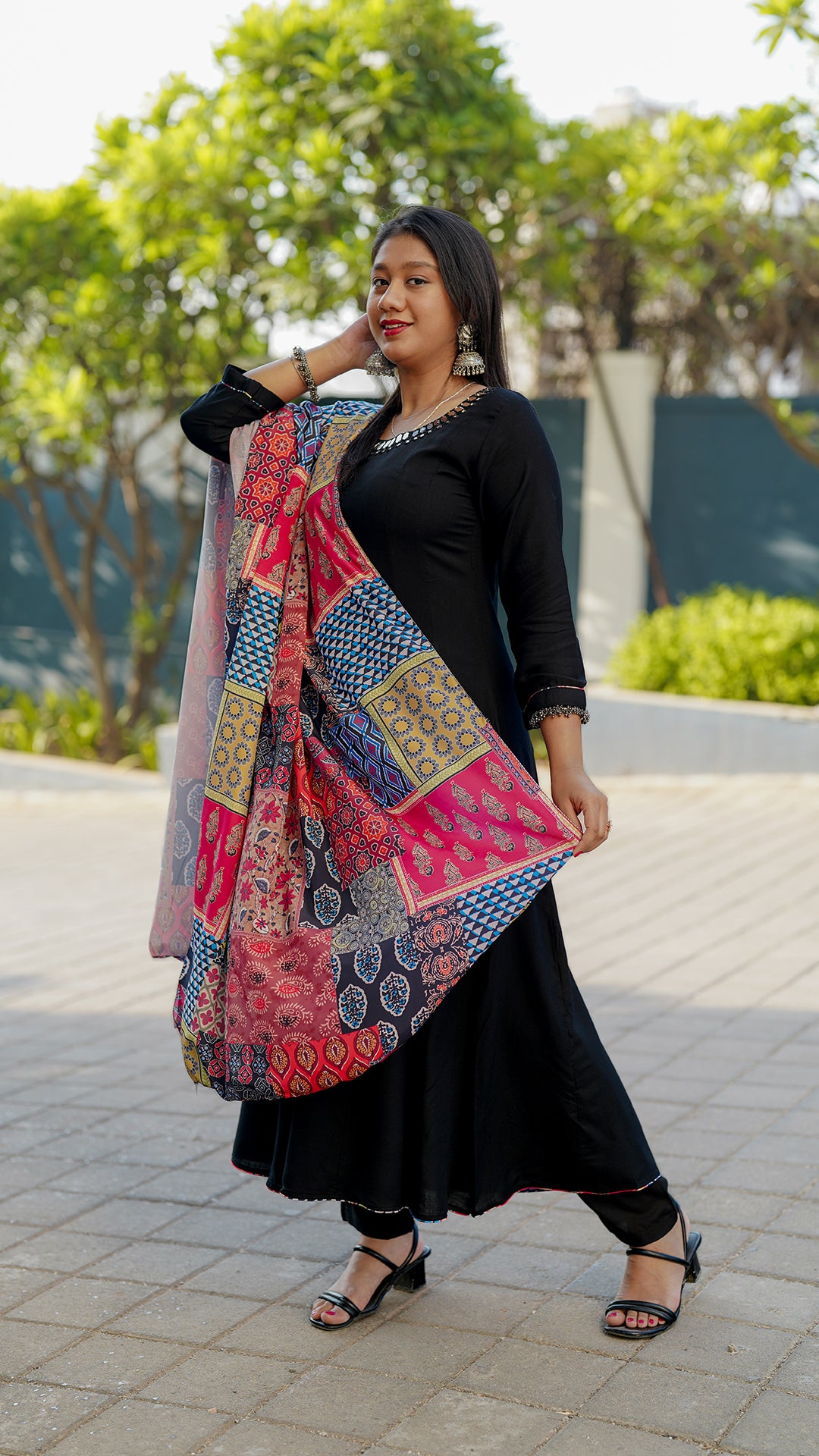 Midnight Black Basic Suit Set