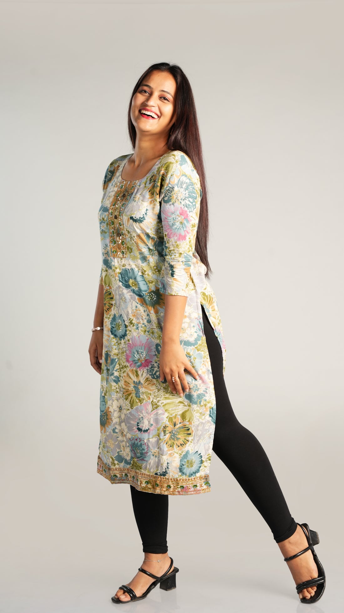 Pastel Bloom Kurta