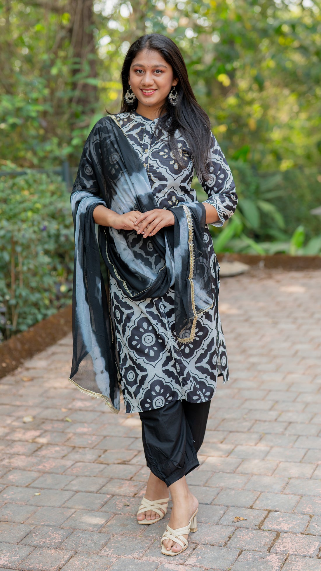 Afghani Suit with Balloon Pant