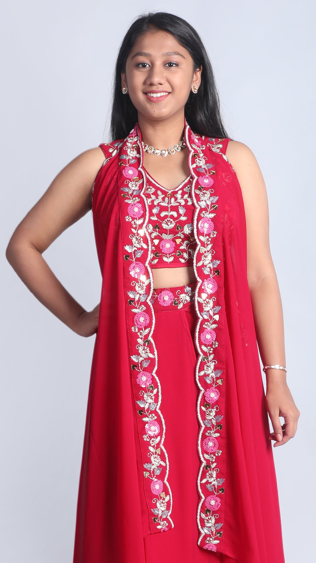 Intricate Embroidered Saree