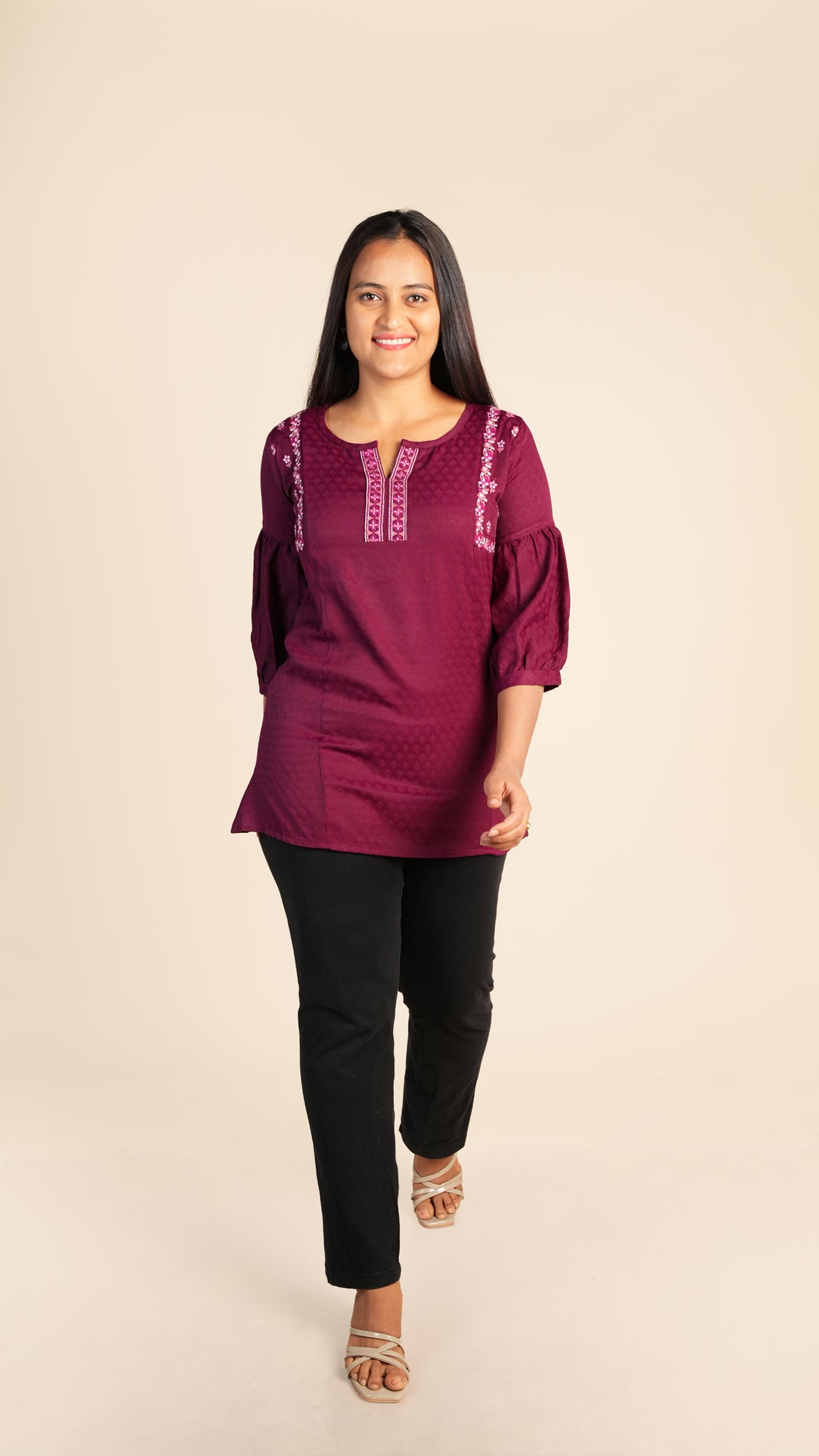 Anamika Rayon Short Kurti