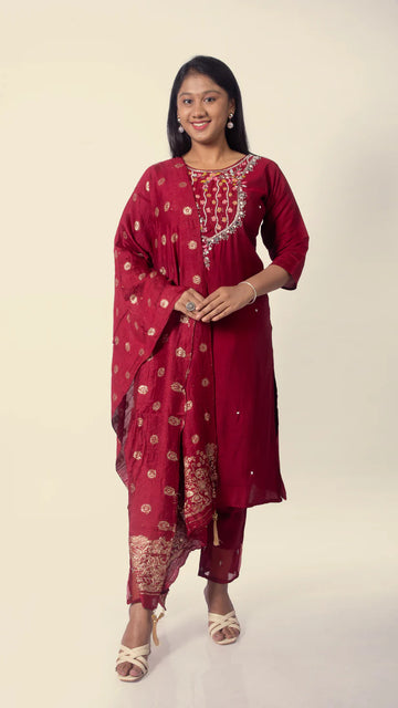 Banarasi Suit Set