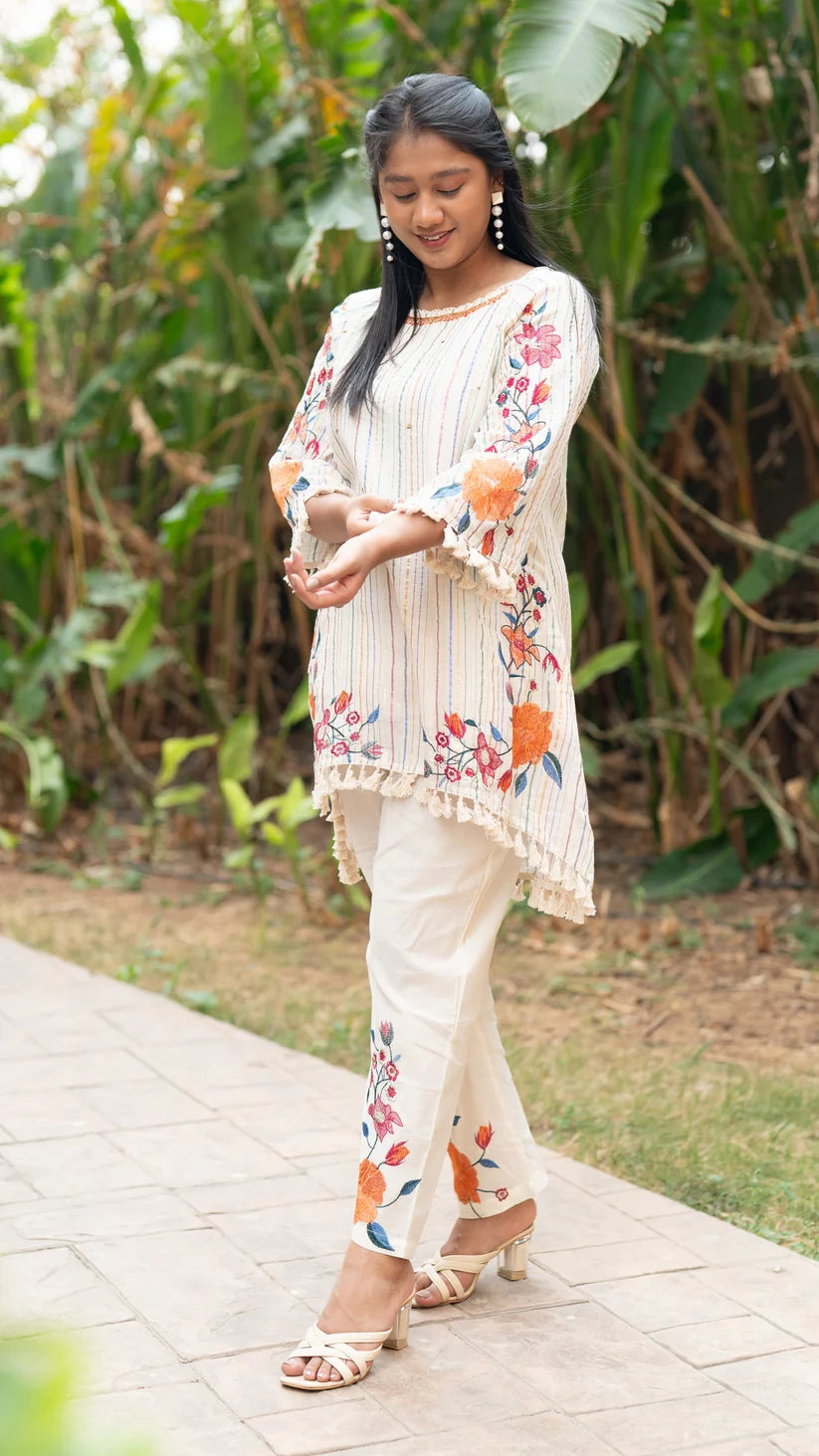 Blooming Kaftan Co-ord set