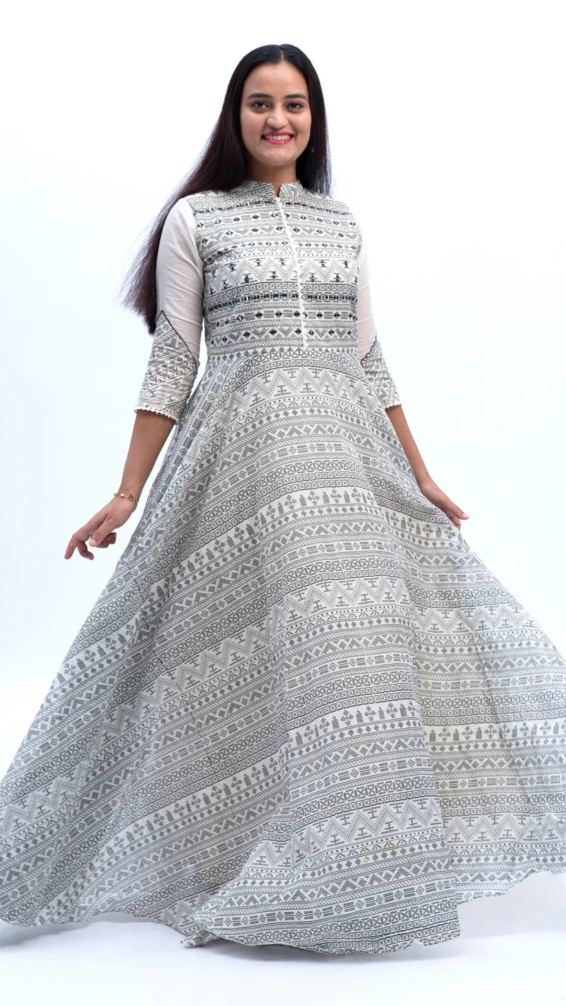 Classic Full Flared Dress