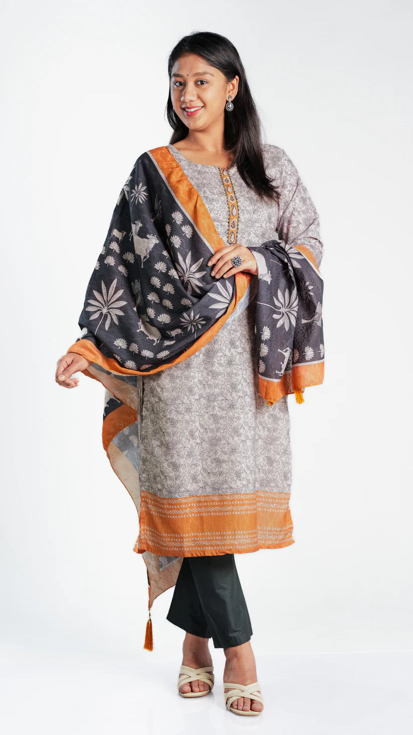 Cotton Blend Suit