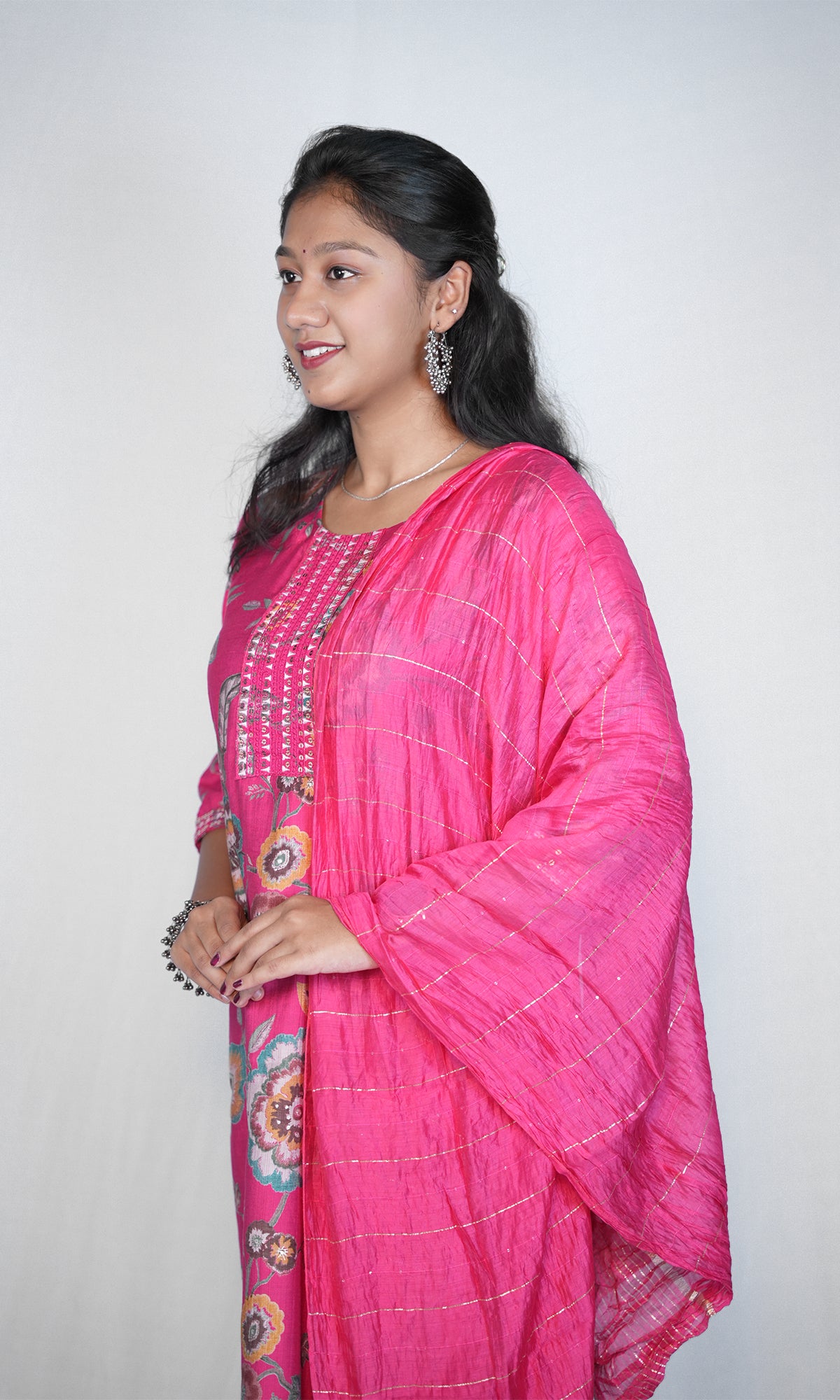 Suit Set with Digital Print Kurti