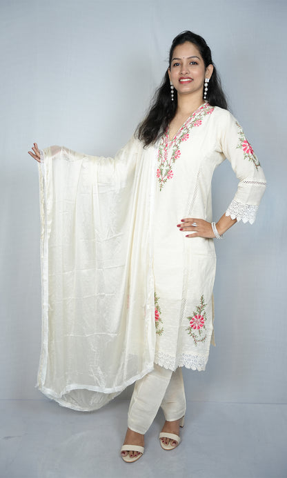 Pure Cotton Suit with Dupatta