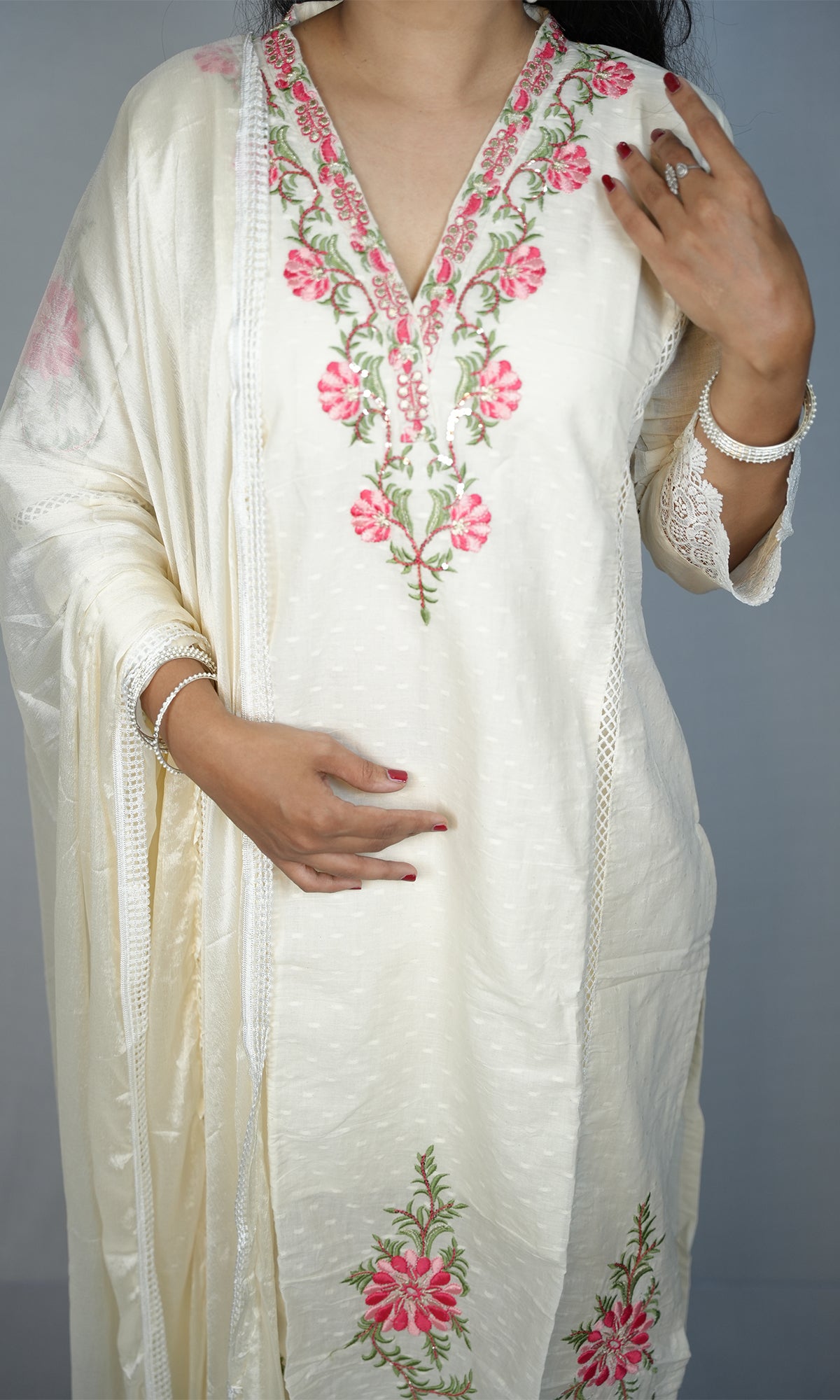 Pure Cotton Suit with Dupatta