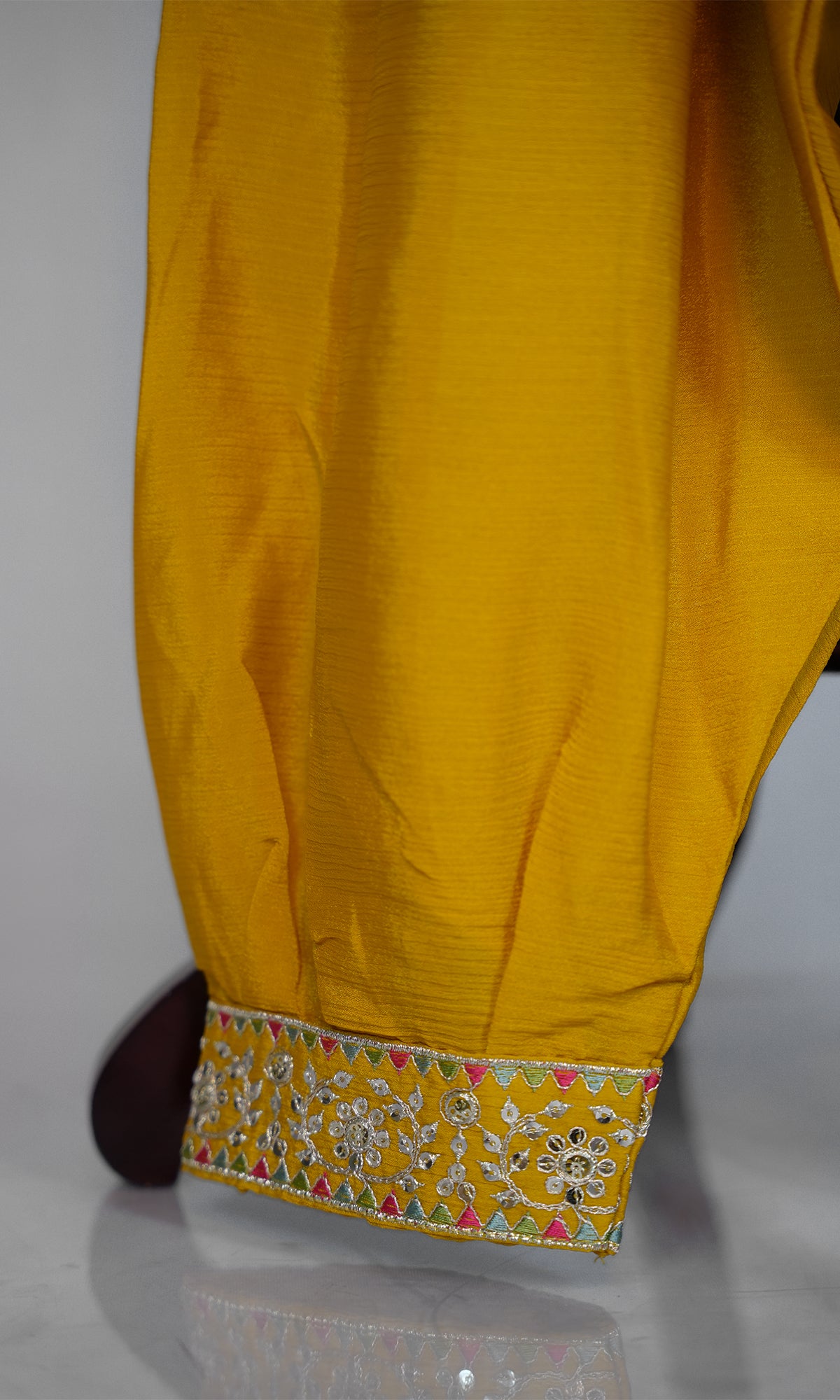 Shinon Silk Suit with Patiala Pant