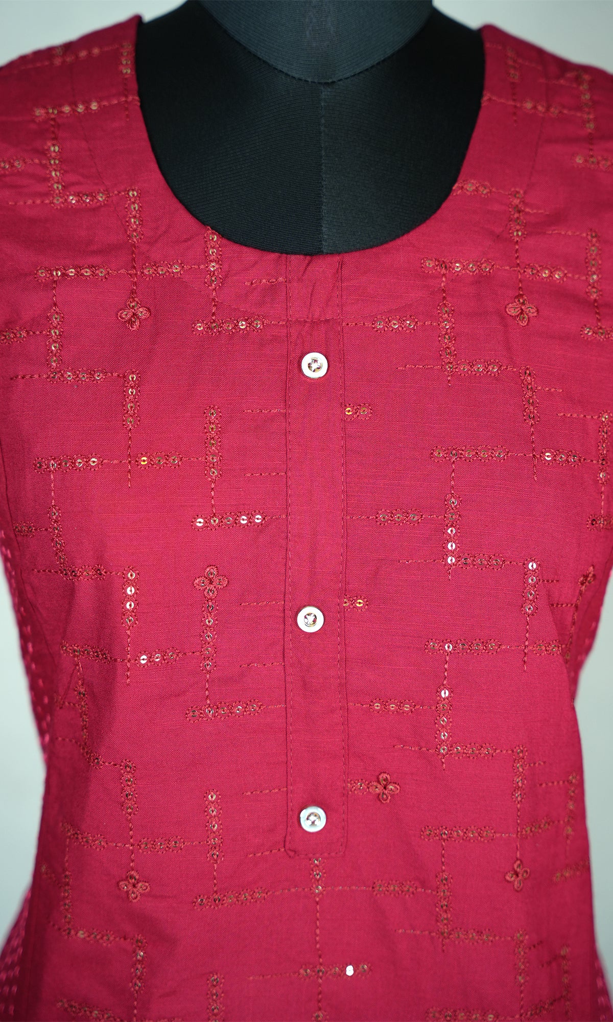 Simple Kurti with Full Sequin Work