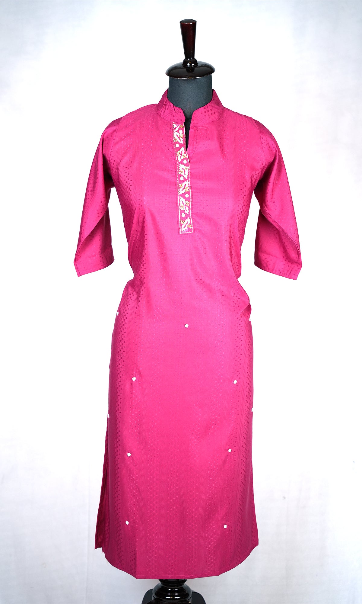 Chinese Collar Simple Kurta