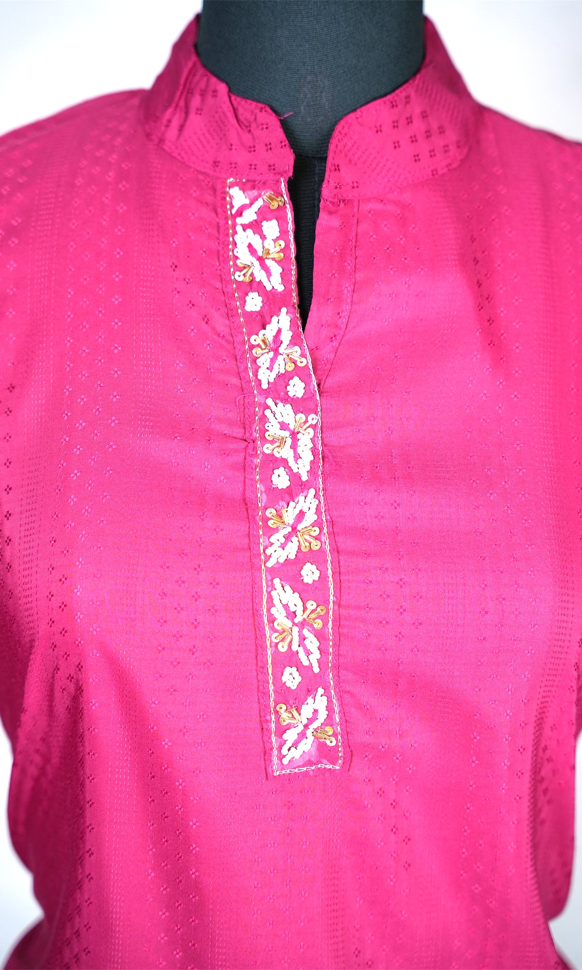 Chinese Collar Simple Kurta