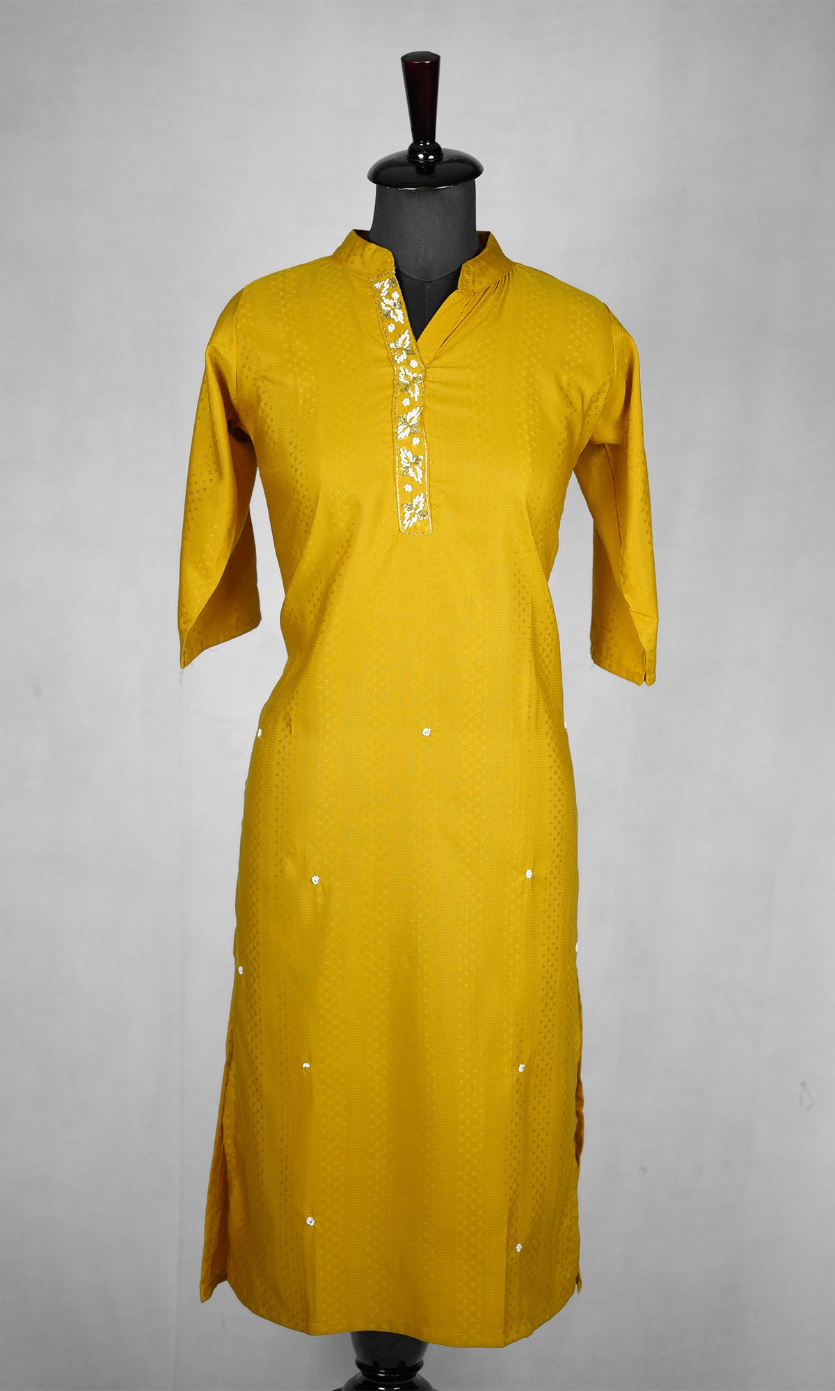 Chinese Collar Simple Kurta