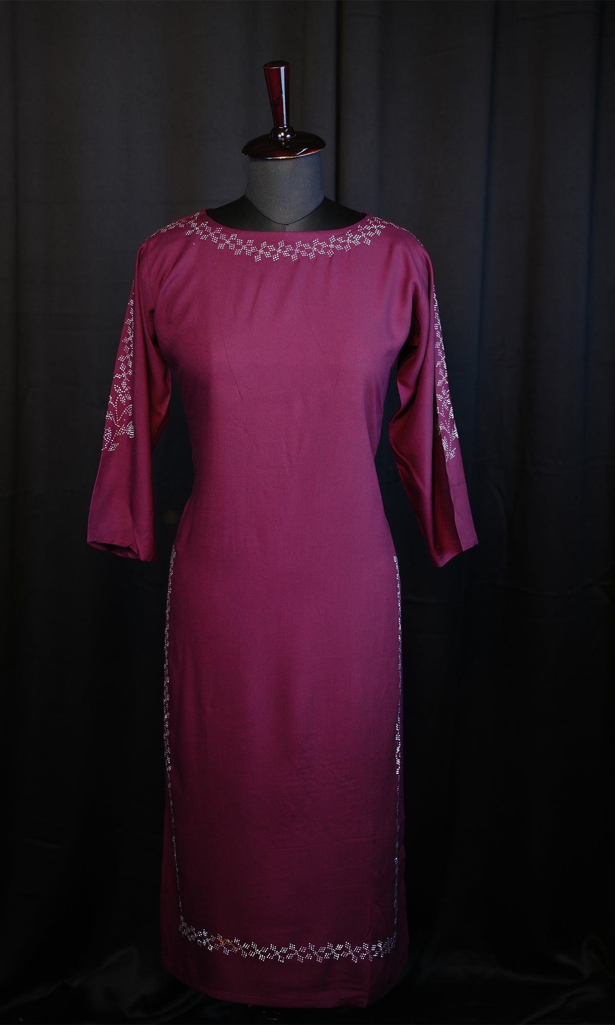 Rayon Siroski Work Kurti