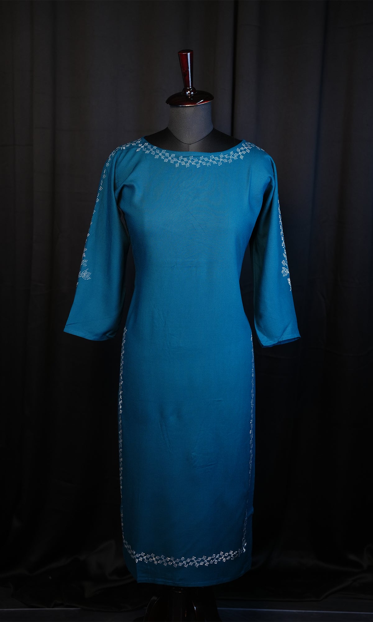 Rayon Siroski Work Kurti