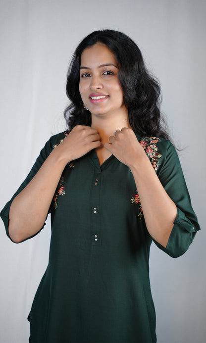 Pathani Embroirdered Kurti