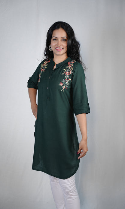 Pathani Embroirdered Kurti