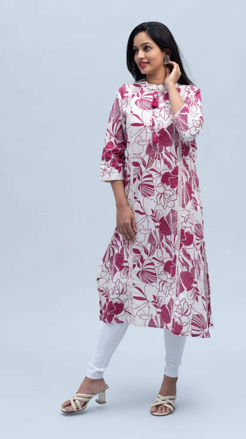 Floral Print Kurti