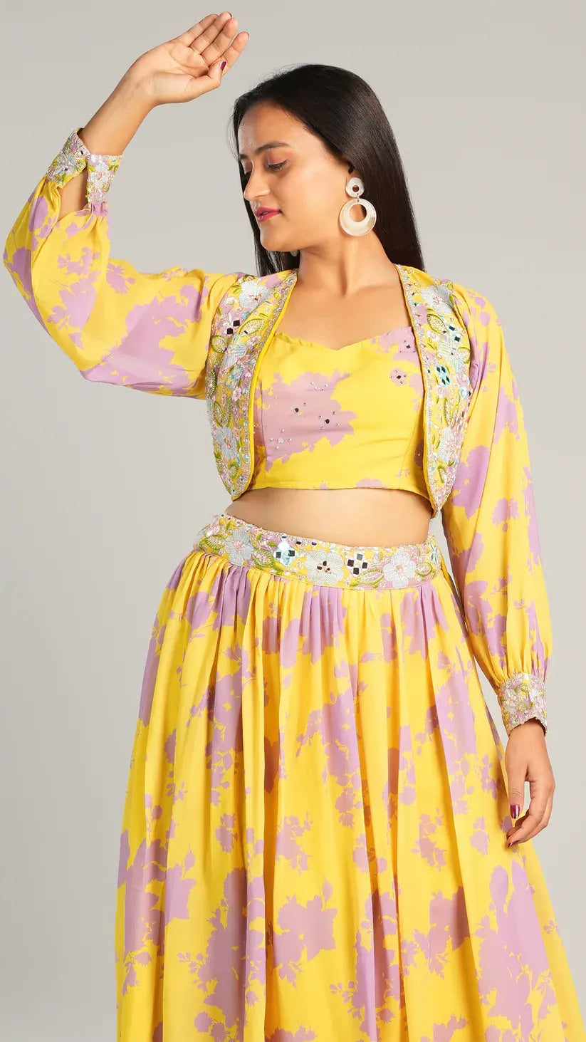 Floral Radiance Lehenga Set