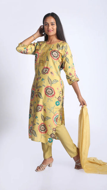 Sunflower Grace Suit Set