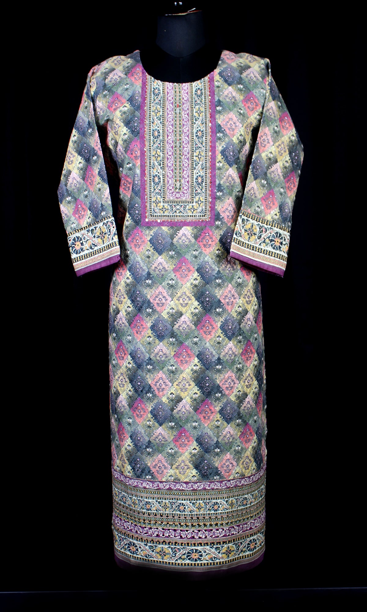 Chikankari Printed Kurti