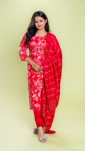 Print Garden Suit Set