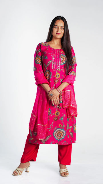 Rose Bloom Suit Set