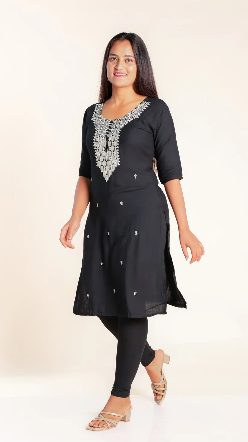 Rayon Slub Kurti