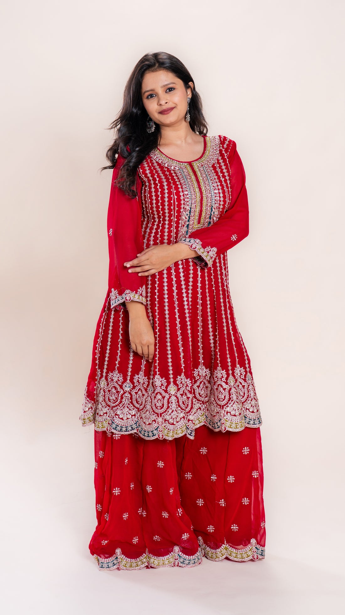 Anarkali with Palazzo