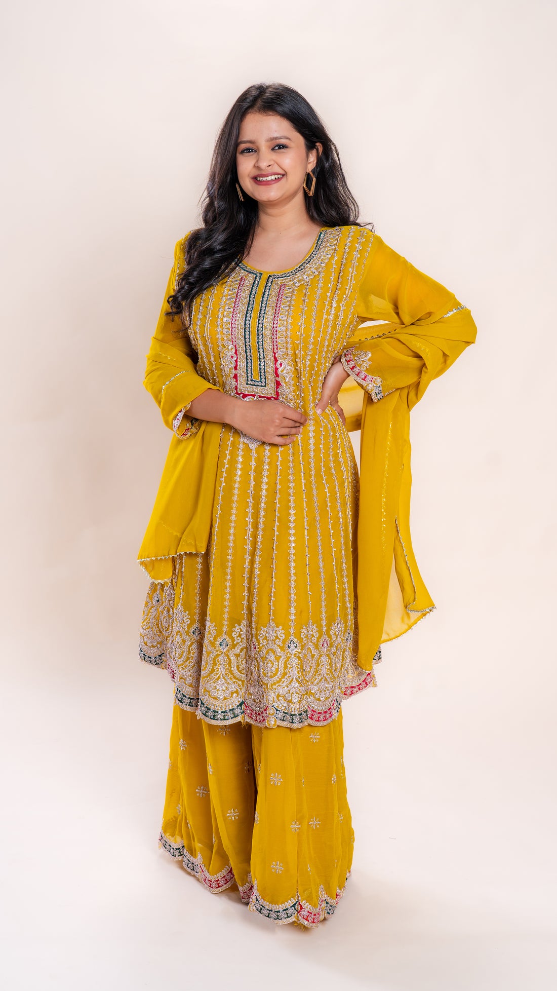 Anarkali with Palazzo
