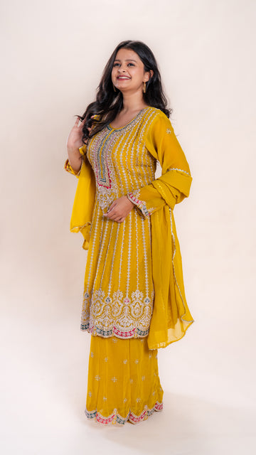 Anarkali with Palazzo