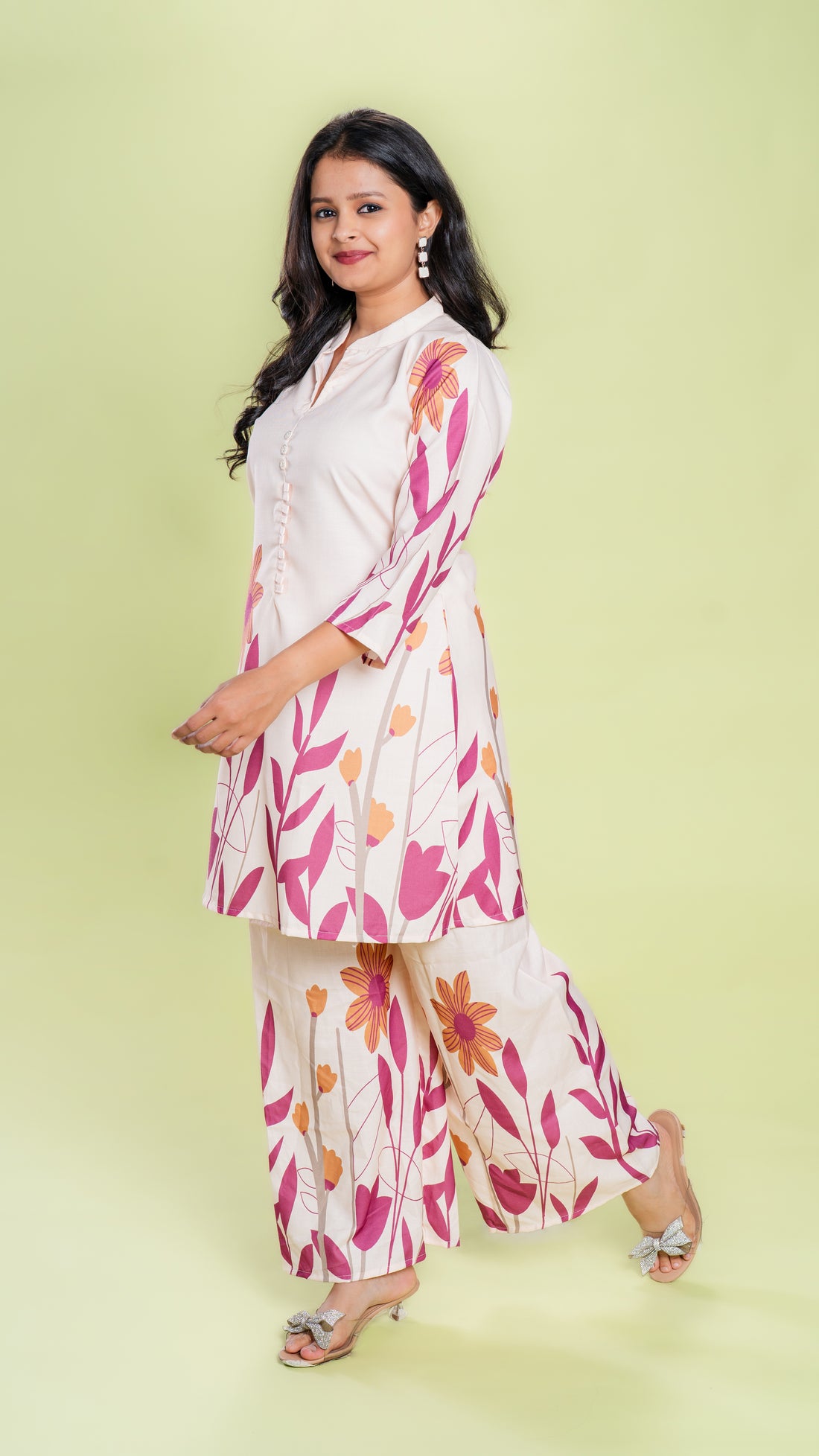 Cream Garden Co-ord Set