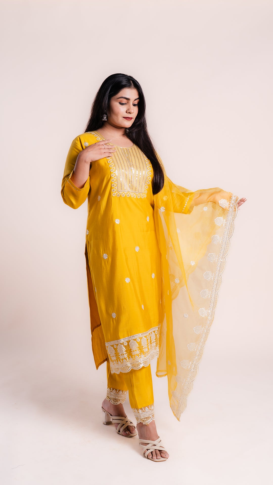 Roman Silk Suit Set