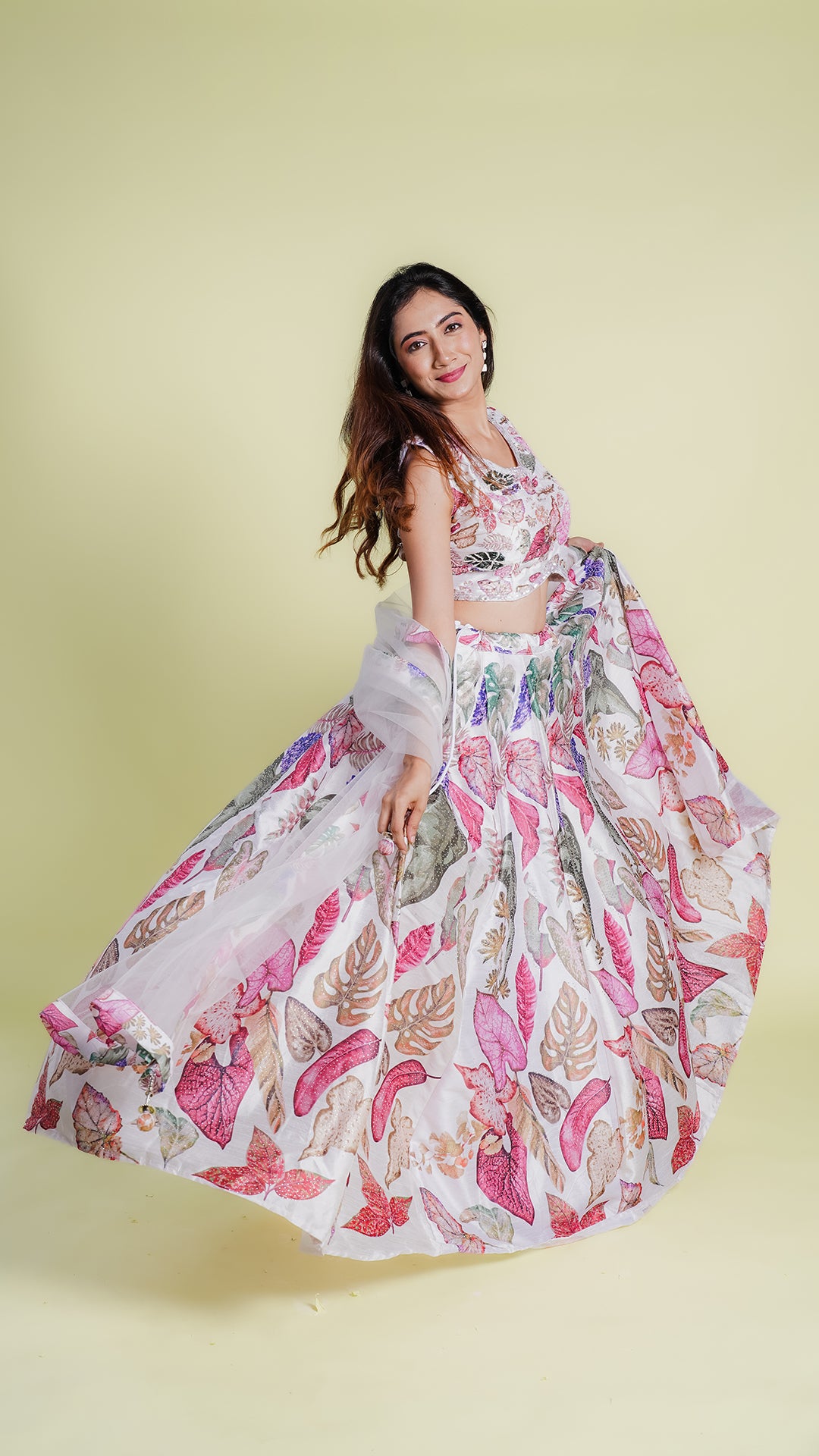 Heavy Printed Lehenga