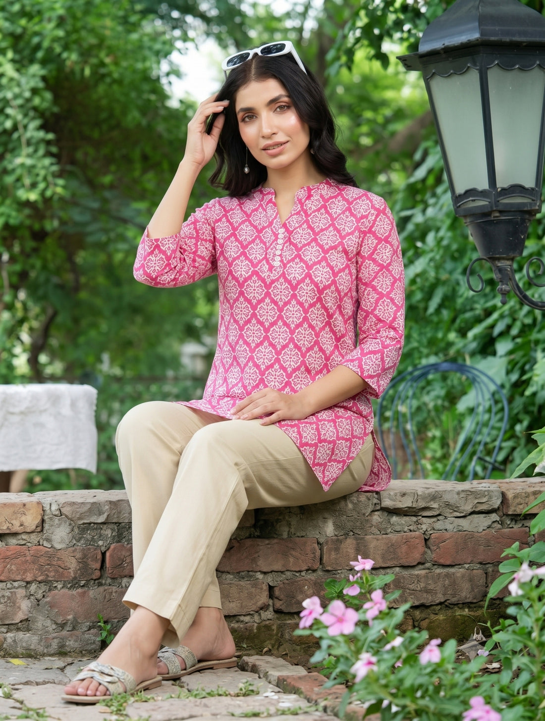 Classic Printed Short Kurti