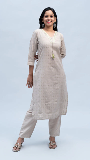 V-Neck Co-ord Set